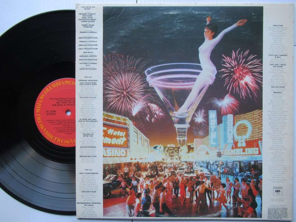 TOM WAITS AND CRYSTAL GAYLE - ONE FROM THE HEART - CANADA VG+ /VG+