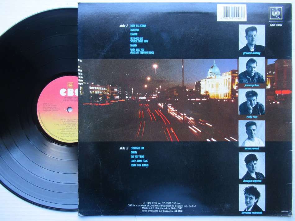 DEACON BLUE - RAINTOWN - RSA - VG+ /VG+