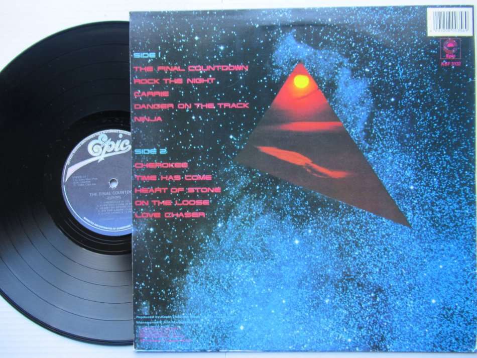 EUROPE - THE FINAL COUNTDOWN - RSA VG+ /VG+