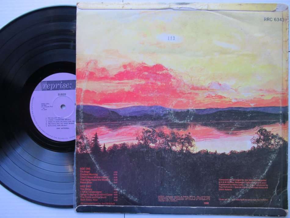 JONI MITCHELL - CLOUDS - RSA VG- /VG
