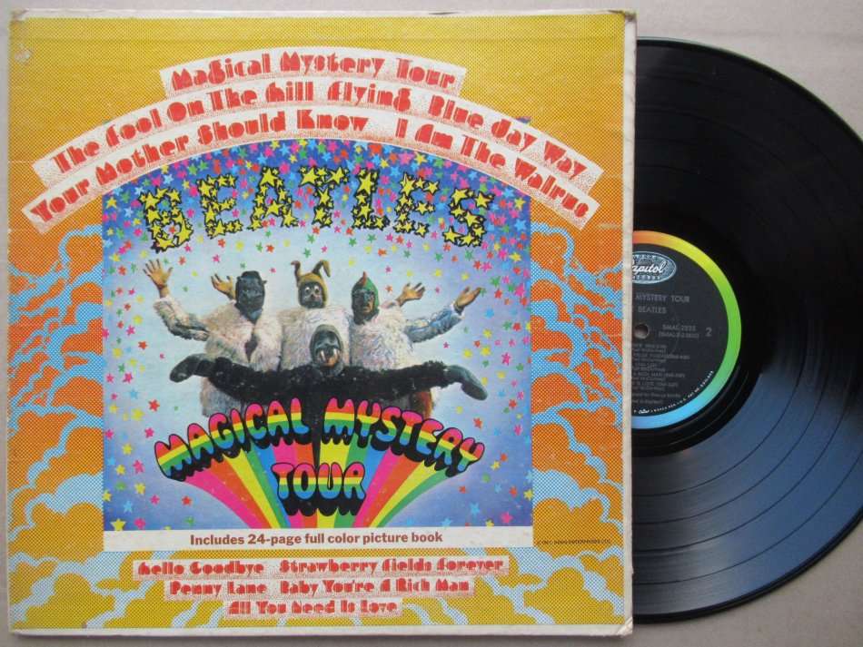 THE BEATLES - MAGICAL MYSTERY TOUR - USA VG-/ VG( PAGE MISSING IN BOOKLET)