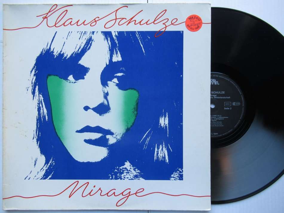 KLAUS SCHULZE - MIRAGE - GERMANY VG / VG+ GATEFOLD BRAIN RECORDS