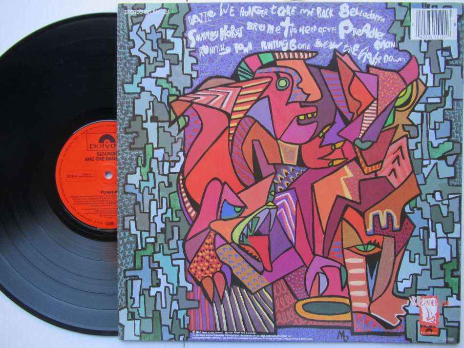 SIOUXSIE AND THE BANSHEES - HYAENA -GERMANY VG /VG WITH INNER