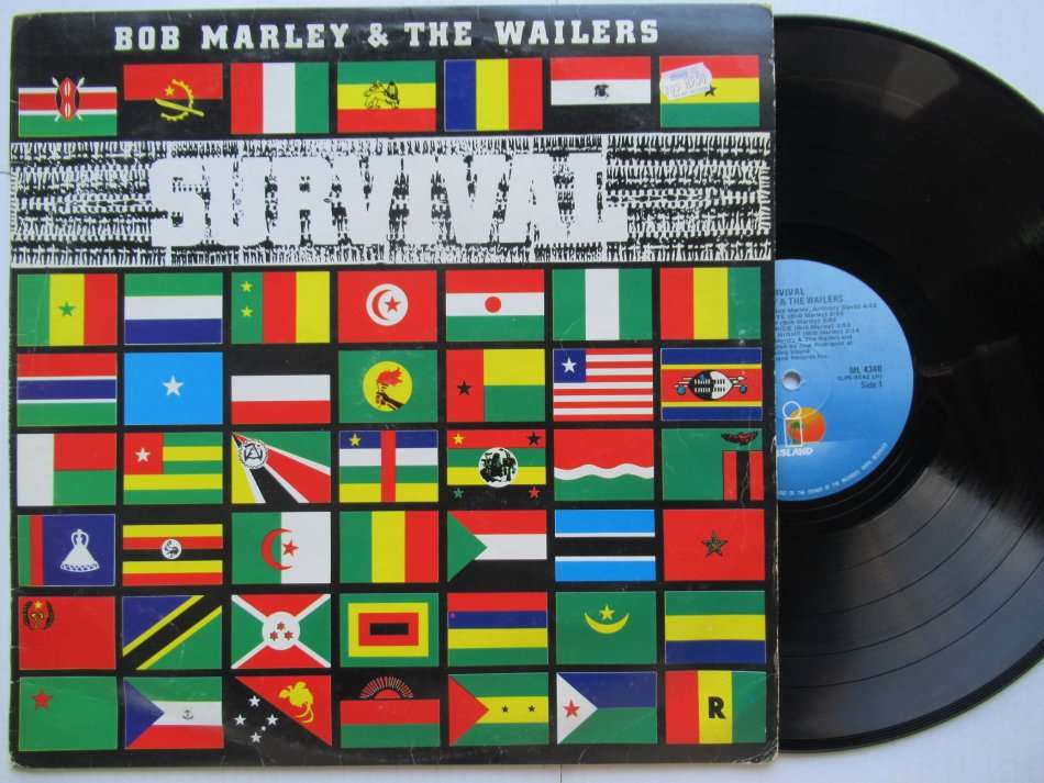 BOB MARLEY & THE WAILERS - SURVIVAL - RSA - VG /VG