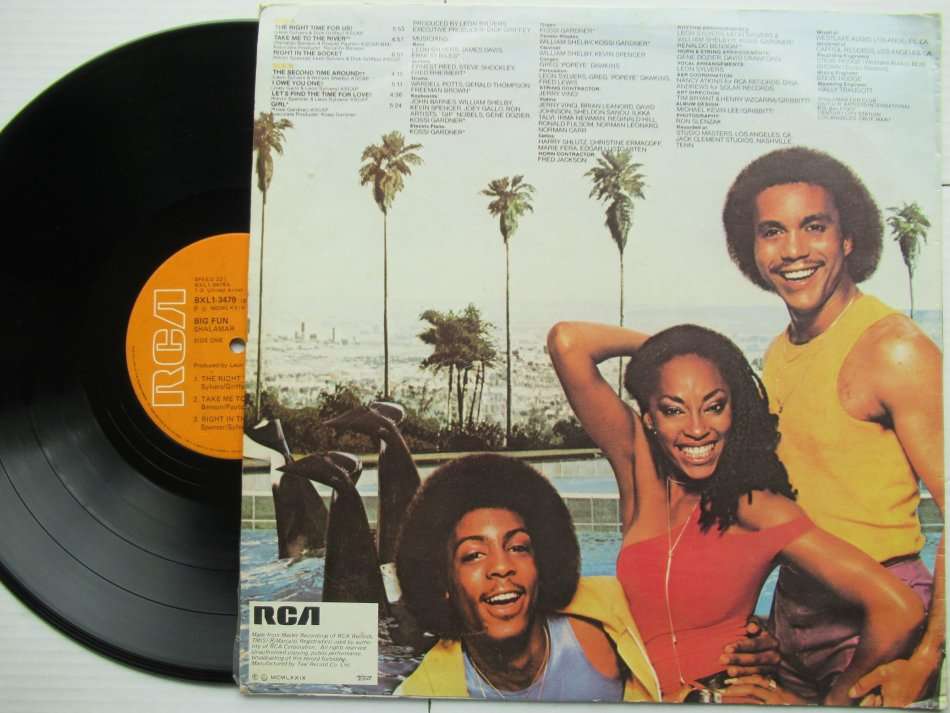 SHALAMAR - BIG FUN - RSA - VG / VG