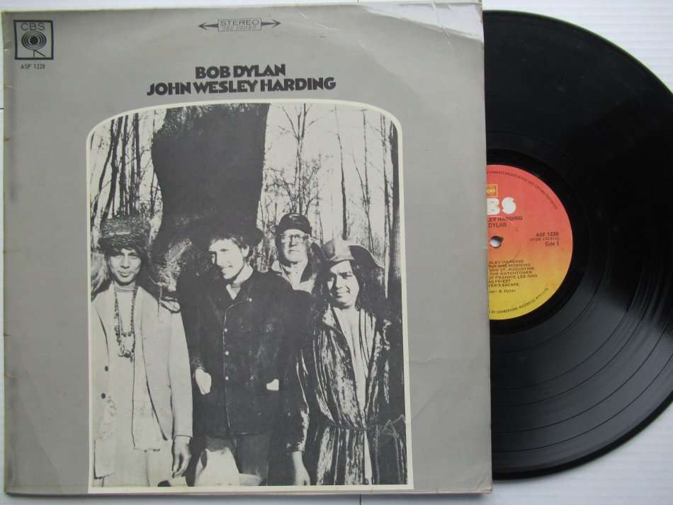 BOB DYLAN - JOHN WESLEY HARDING - RSA - VG / VG+