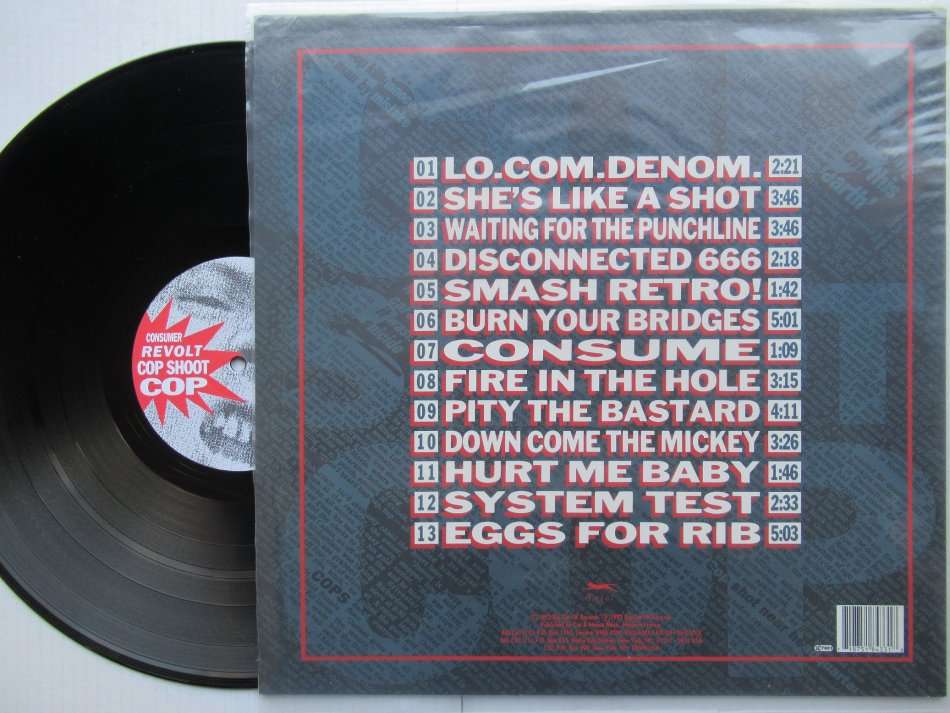 CONSUMER REVOLT - COP SHOOT COP - UK EX /EX WITH INNER