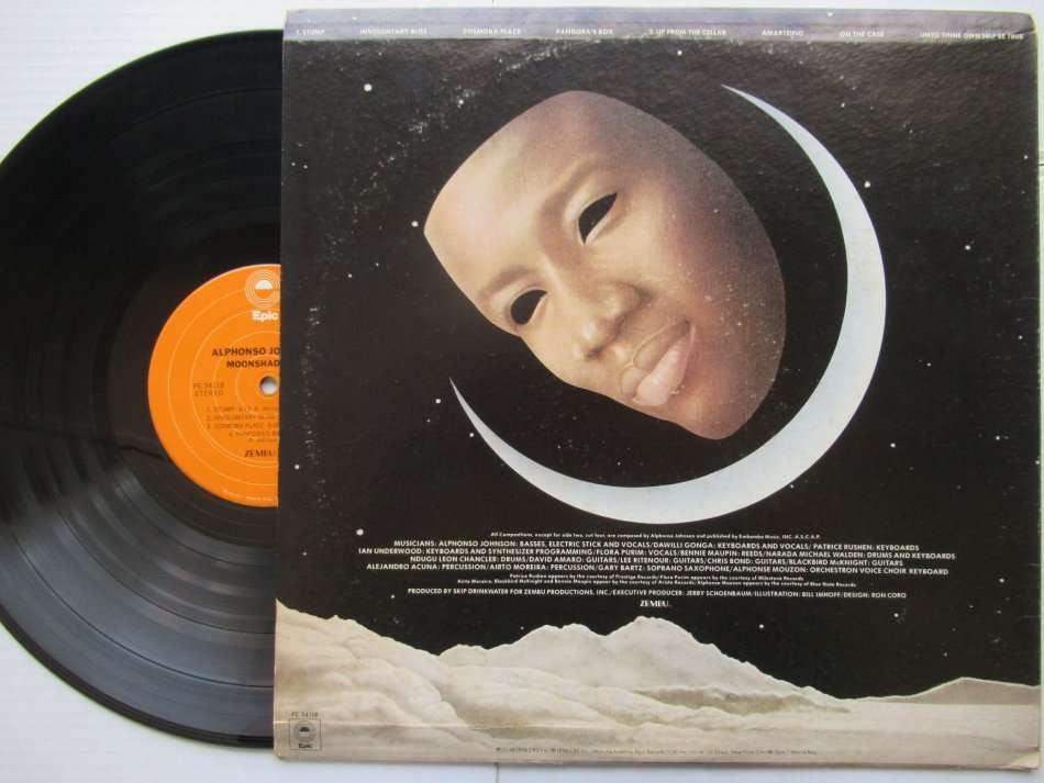 ALPHONSO JOHNSON - MOONSHADOWS - USA VG /VG+
