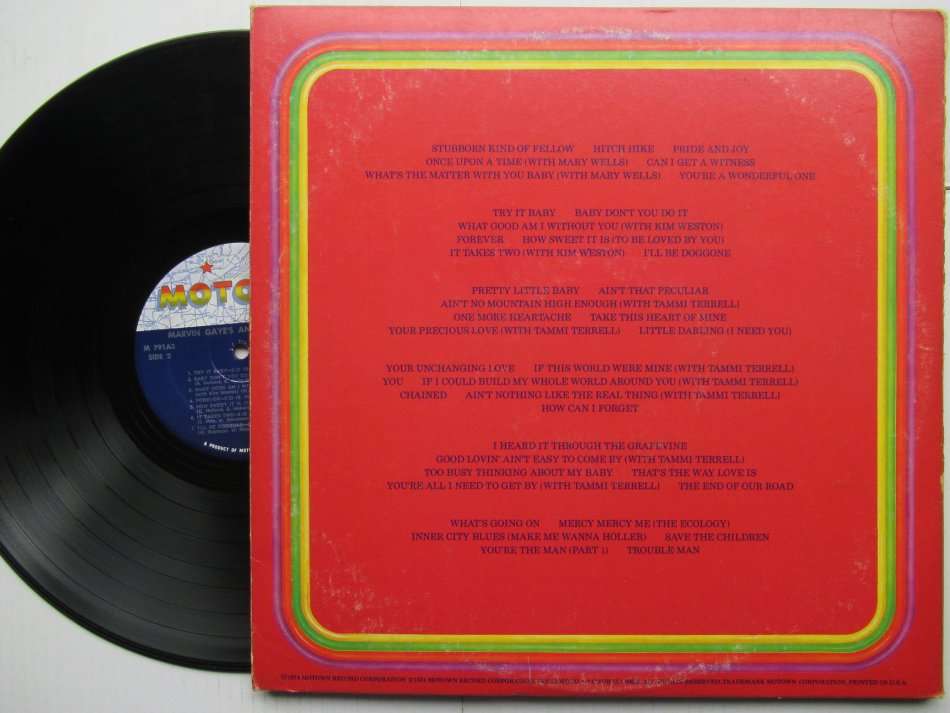 MARVIN GAYE - ANTHOLOGY - USA VG- /VG+ 3 LP FOLDOUT