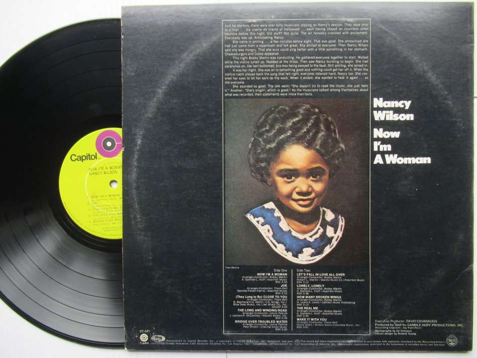 NANCY WILSON - NOW I'M A WOMAN - USA VG+ /VG+