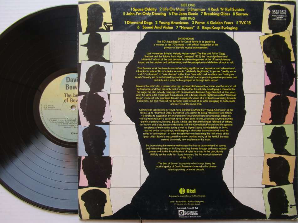 DAVID BOWIE - THE BEST OF BOWIE - RSA -VG/ VG+