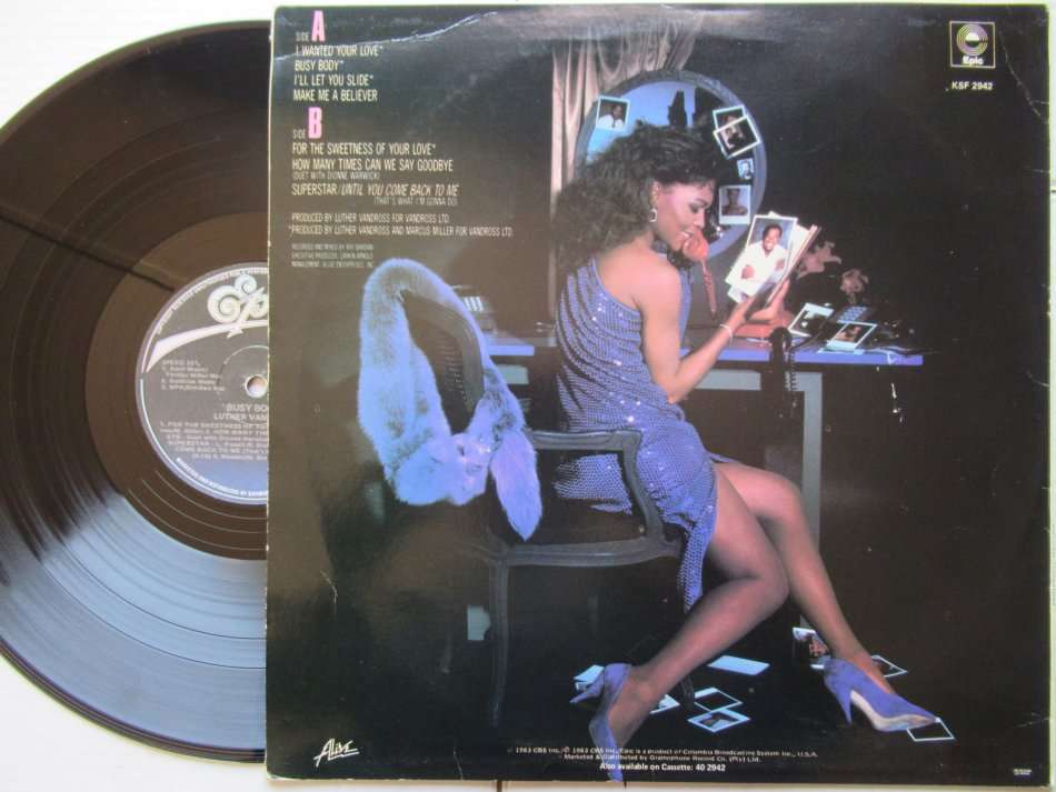 LUTHER VANDROSS - BUSY BODY - RSA - VG / VG