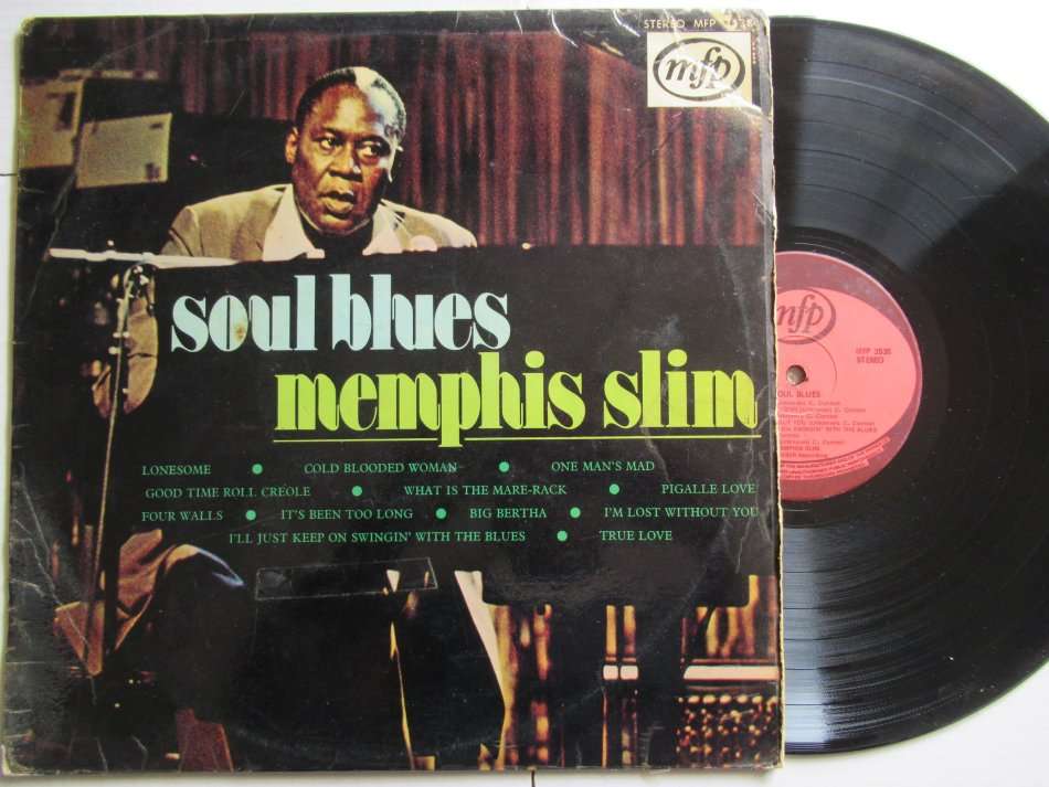MEMPHIS SLIM - SOUL BLUES - RSA VG / VG-