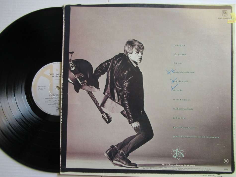 BRYAN ADAMS - CUTS LIKE A KNIFE - RSA - VG+ /VG+