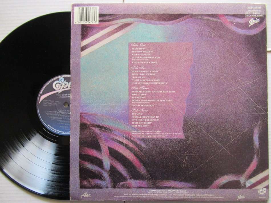 LUTHER VANDROSS - THE BEST OF LUTHER VANDROSS - RSA - VG/ VG+ 2 LP GATEFOLD