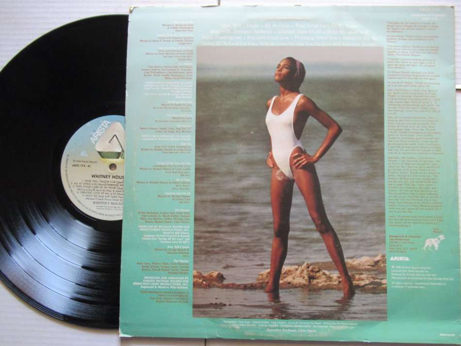 WHITNEY HOUSTON - S/T - RSA - VG / VG+