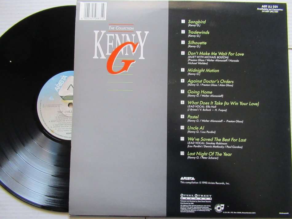 KENNY G - THE COLLECTION - RSA - VG+ /VG+