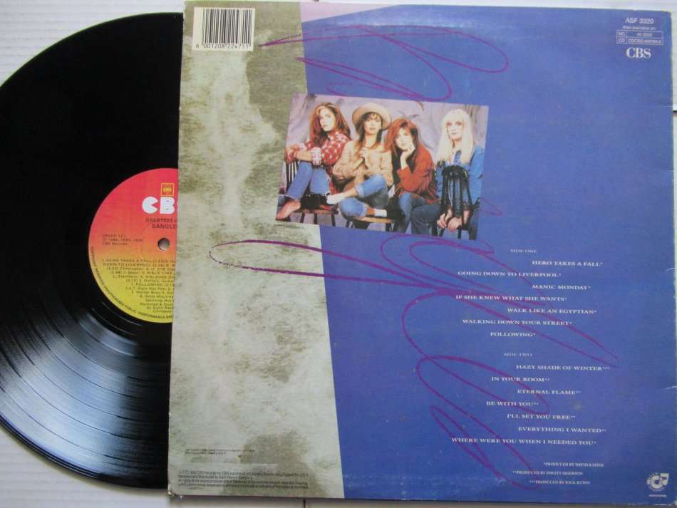 BANGLES - GREATEST HITS - RSA - VG /VG