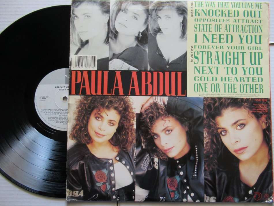 PAUL ABDUL - FOREVER YOUR GIRL - RSA - VG /VG+
