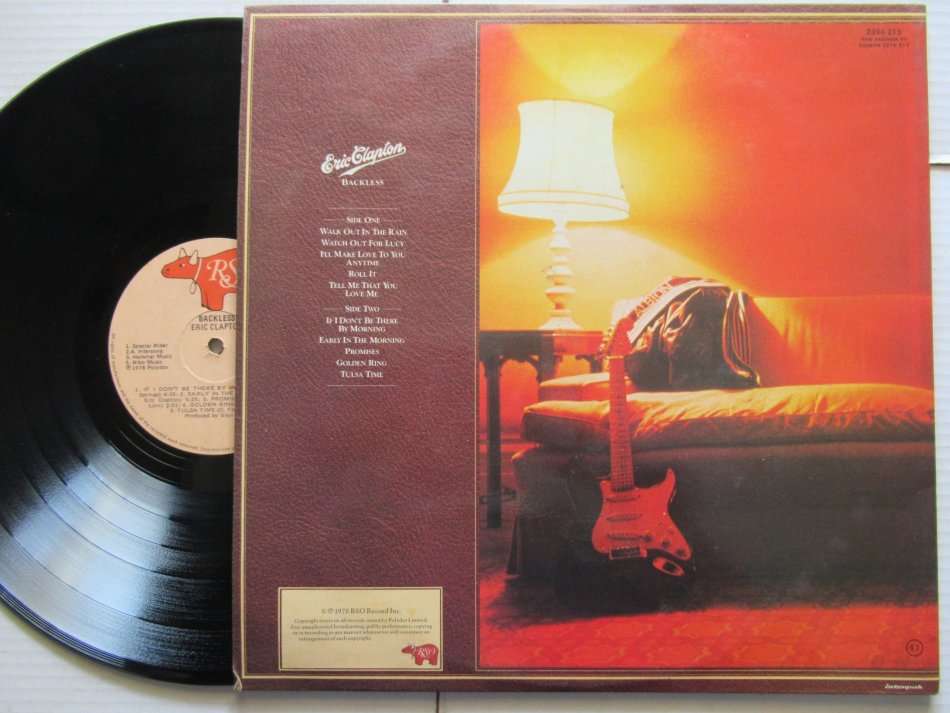 ERIC CLAPTON - BACKLESS - RSA - VG+ /VG+ GATEFOLD