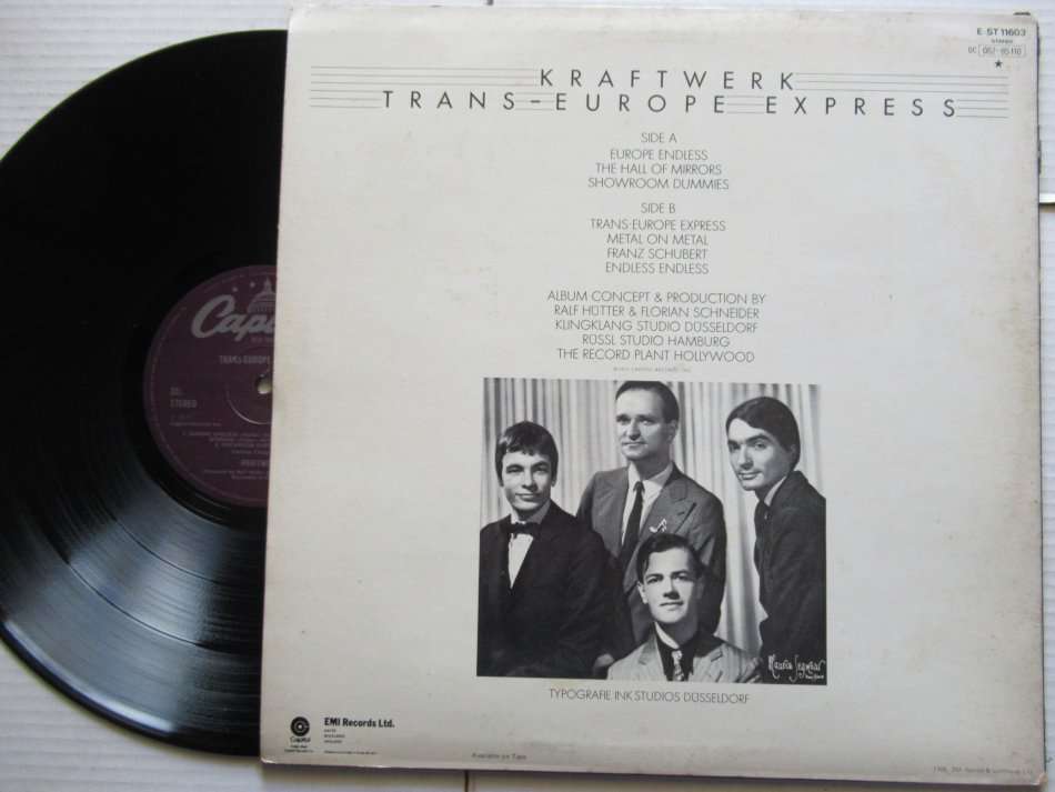 KRAFTWERK - TRANS EUROPE EXPRESS - UK VG- /VG+ WITH INNER