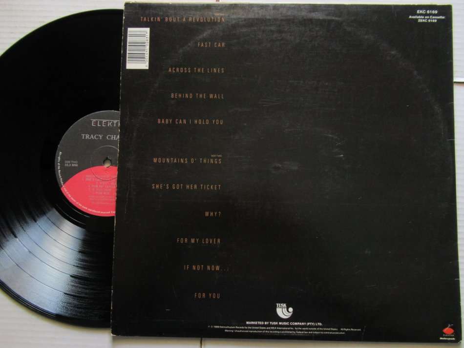 TRACY CHAPMAN -S/T - RSA - VG / VG-