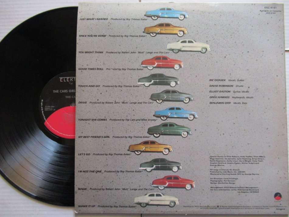 THE CARS - GREATEST HITS - RSA - VG+ /VG+