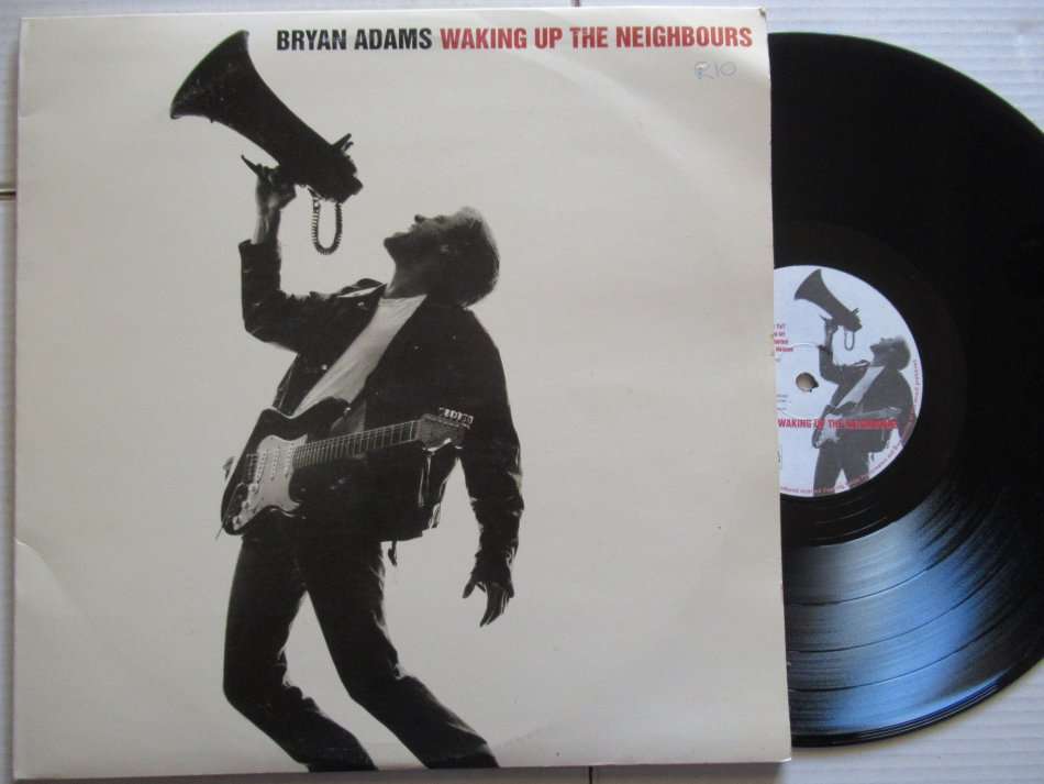 BRYAN ADAMS - WAKING UP THE NEIGHBOURS - RSA - VG / VG+ 2 LP GATEFOLD