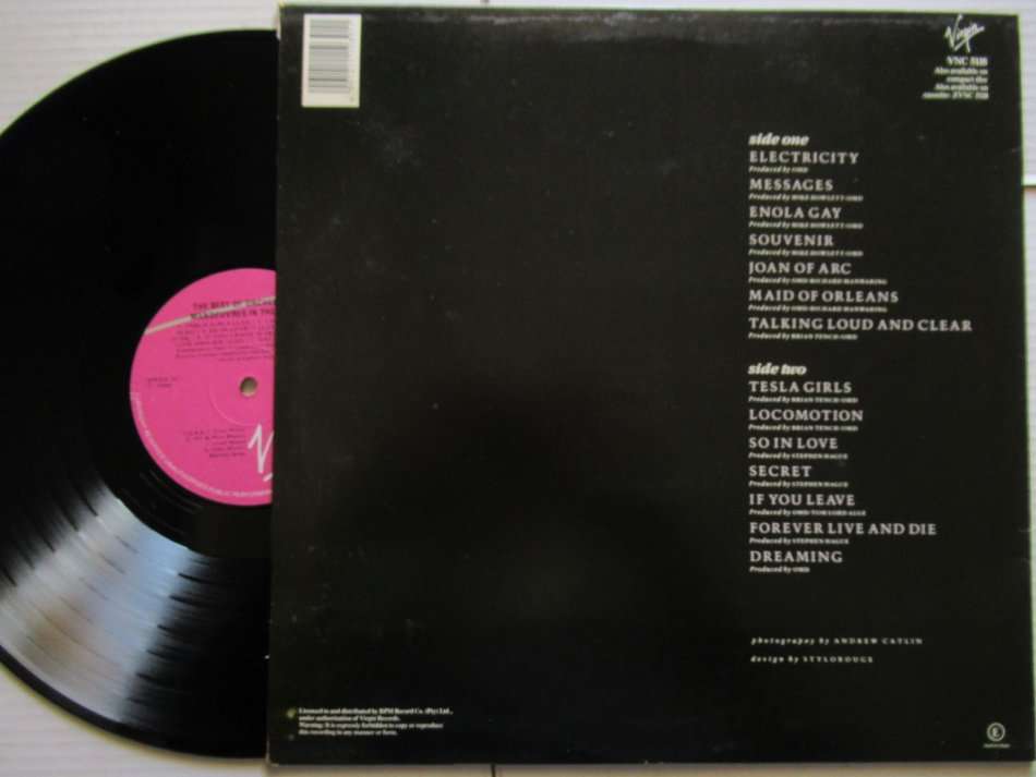 ORCHESTRAL MANOEUVRES IN THE DARK - THE BEST OF OMD -  RSA -VG+ /VG+