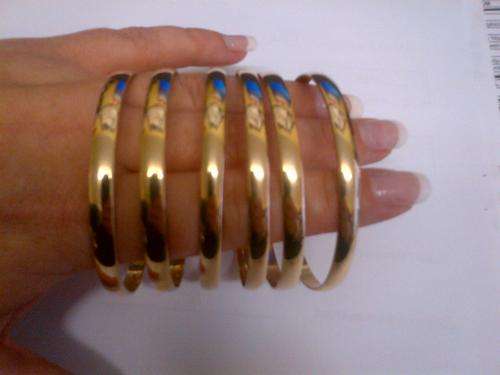 9ct solid Gold - custom made - dome bangles