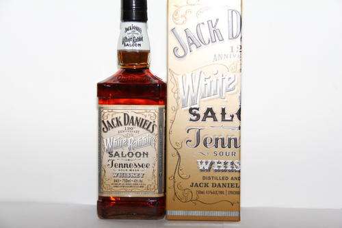 Jack Daniels White Rabbit Saloon 120th Anniversary Bottle 750ml Whiskey Bottle.