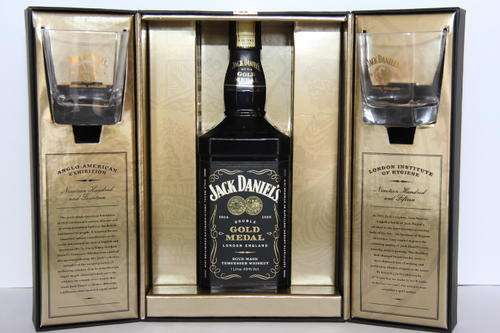 Jack Daniels Limited Edition Gold Medal Whiskey 1LT and Gift Box.
