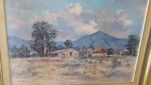 Oil Painting Signed Gregoire dated 1974