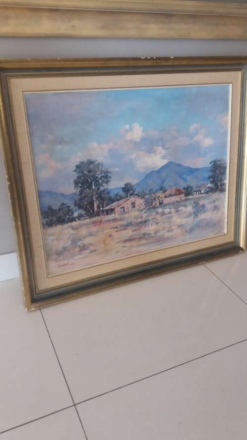 Oil Painting Signed Gregoire dated 1974