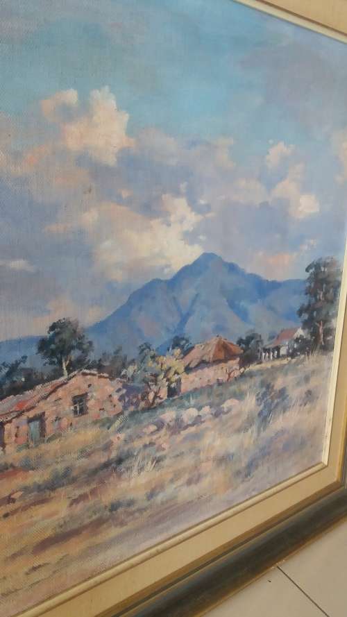 Oil Painting Signed Gregoire dated 1974