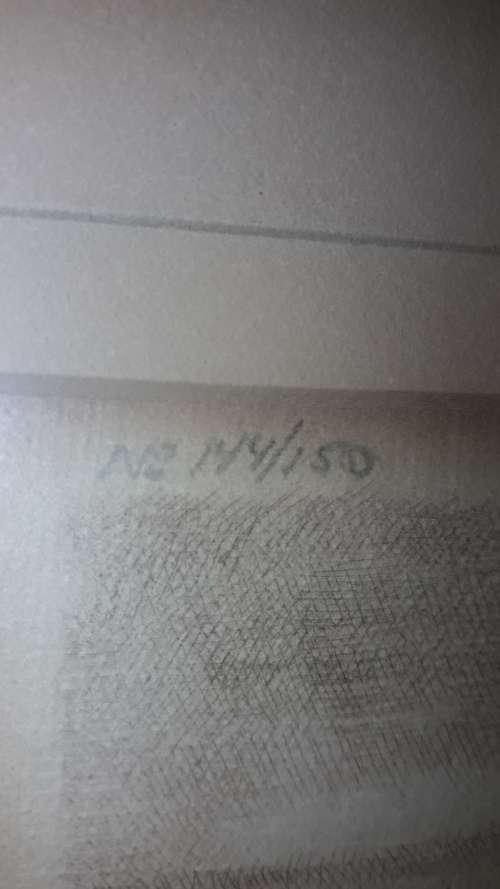 Tinus De Jongh Etching Table Mountain