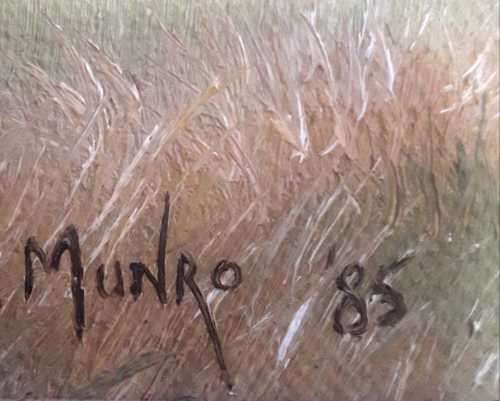 Paul Munro oil Painting Lions head