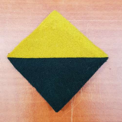 1st SA Infantry Division Helmet Flash 1940-43 ( World War 2 )