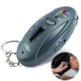 GREAT! Breathalyzer Keychain Car Gadget - Flashlight + Stopwatch