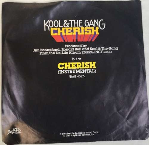 Kool & the Gang "Cherish" ep seven single