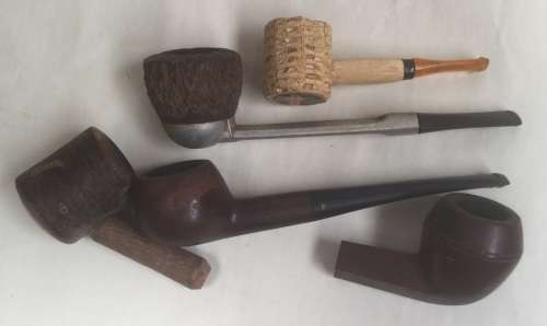 Job lot vintage or so pipes as seen