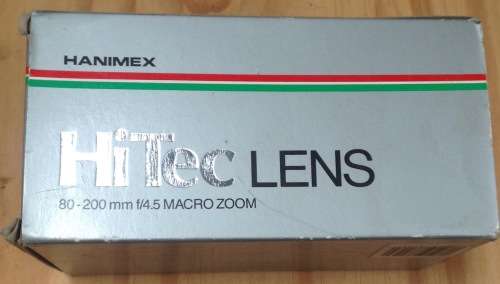 Hanimex HiTec Lens 80-200mm f/4.5 Macro Zoom