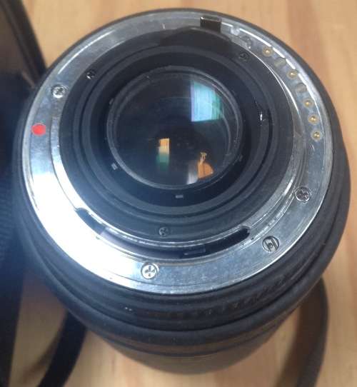 Sigma Auto Focus Zoom in case with lens caps and sun hood