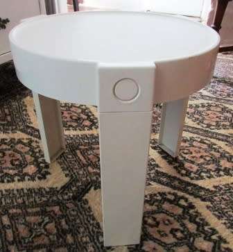 1970's Round Nest of Stacking Tables x 3. Made in Holland. App D30 x H30 cms. each.