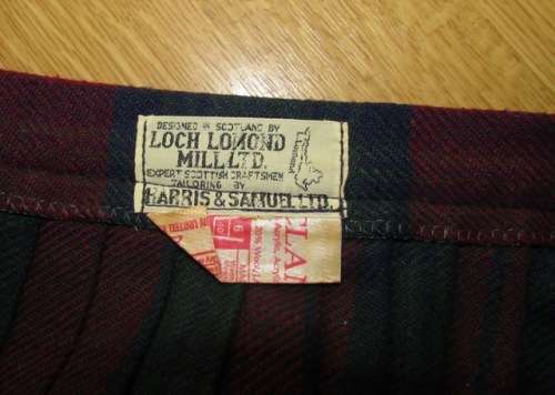 Tartan Kilt Vintage, designed in Scotland by Loch Lomond Mill Ltd Expert Scottish Craftsmen.