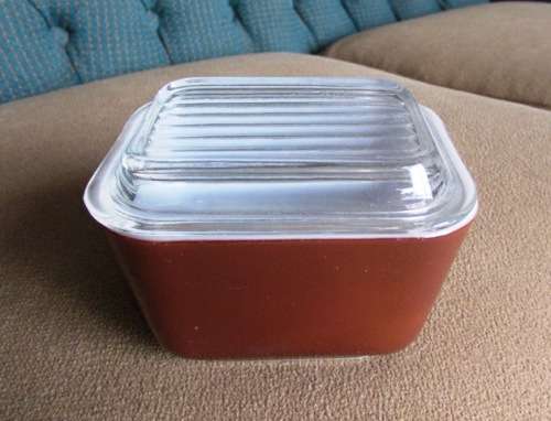 PYREX CORNING WARE MILK GLASS with lid