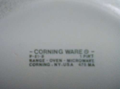 Corningware La Sauge minature frying pan USA 1 PINT approximately 15 cms diameter vintage