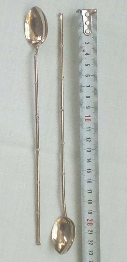 SILVER Serving spoons x 2 approximately 23 cms long