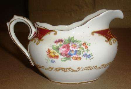 Royal Albert 'Canterbury' Bone China jug Regd no. 832881 Approximately 14cm wide x 9cm high