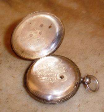 Stirling silver pocket watch circa 1802